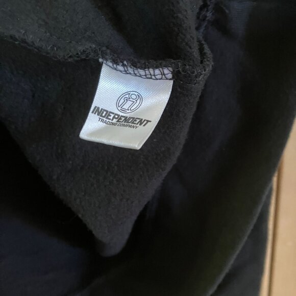 Anti Social Social Club Mens Neon Green A Is For Hoodie Size Medium Black AN EXC - Picture 7 of 8